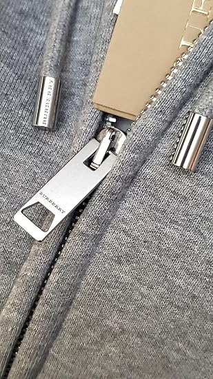 BURBERRY Claredon Nova Check Zip Hoodie : Clothing, Shoes & Jewelry size S