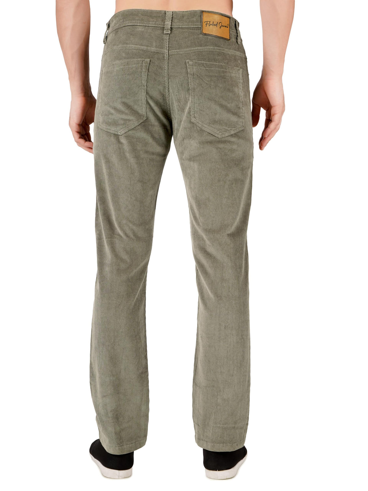 Men’s Corduroy Jeans | Mid-Rise Regular Fit | Premium Comfort, Durable Fabric size 32
