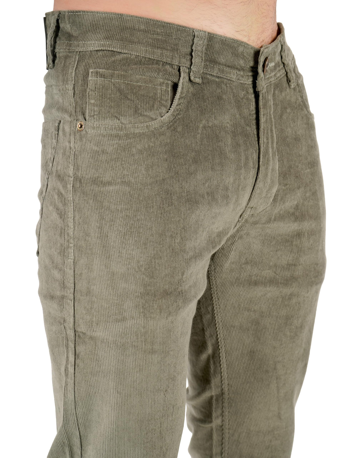 Men’s Corduroy Jeans | Mid-Rise Regular Fit | Premium Comfort, Durable Fabric size 32