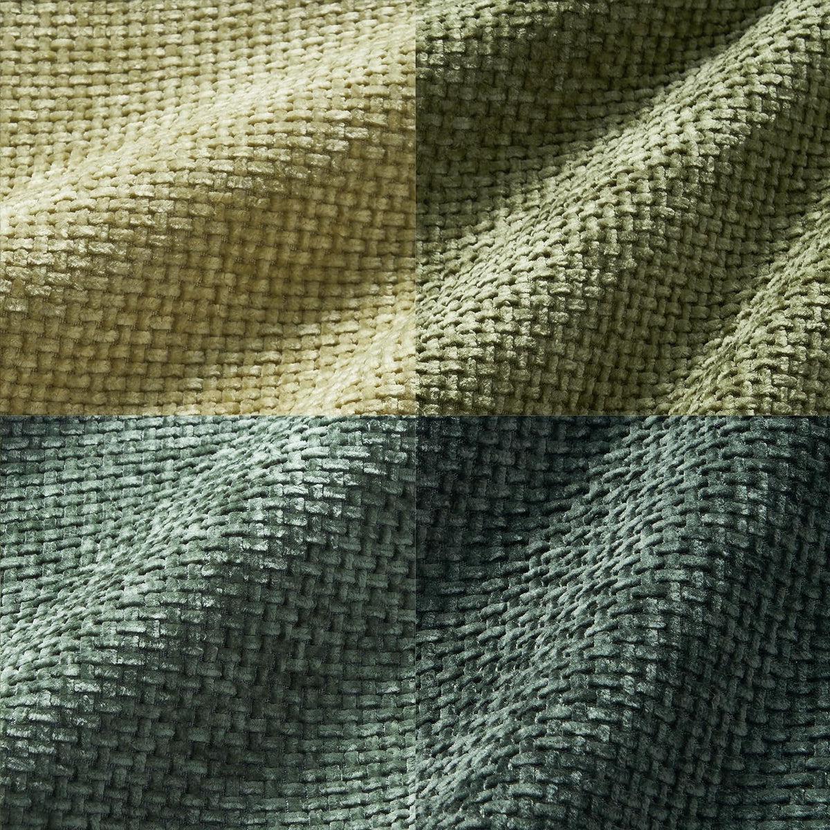 Topfinel Cushion Cover 45 x 45 cm Dark Green Pack of 4 Home Decoration