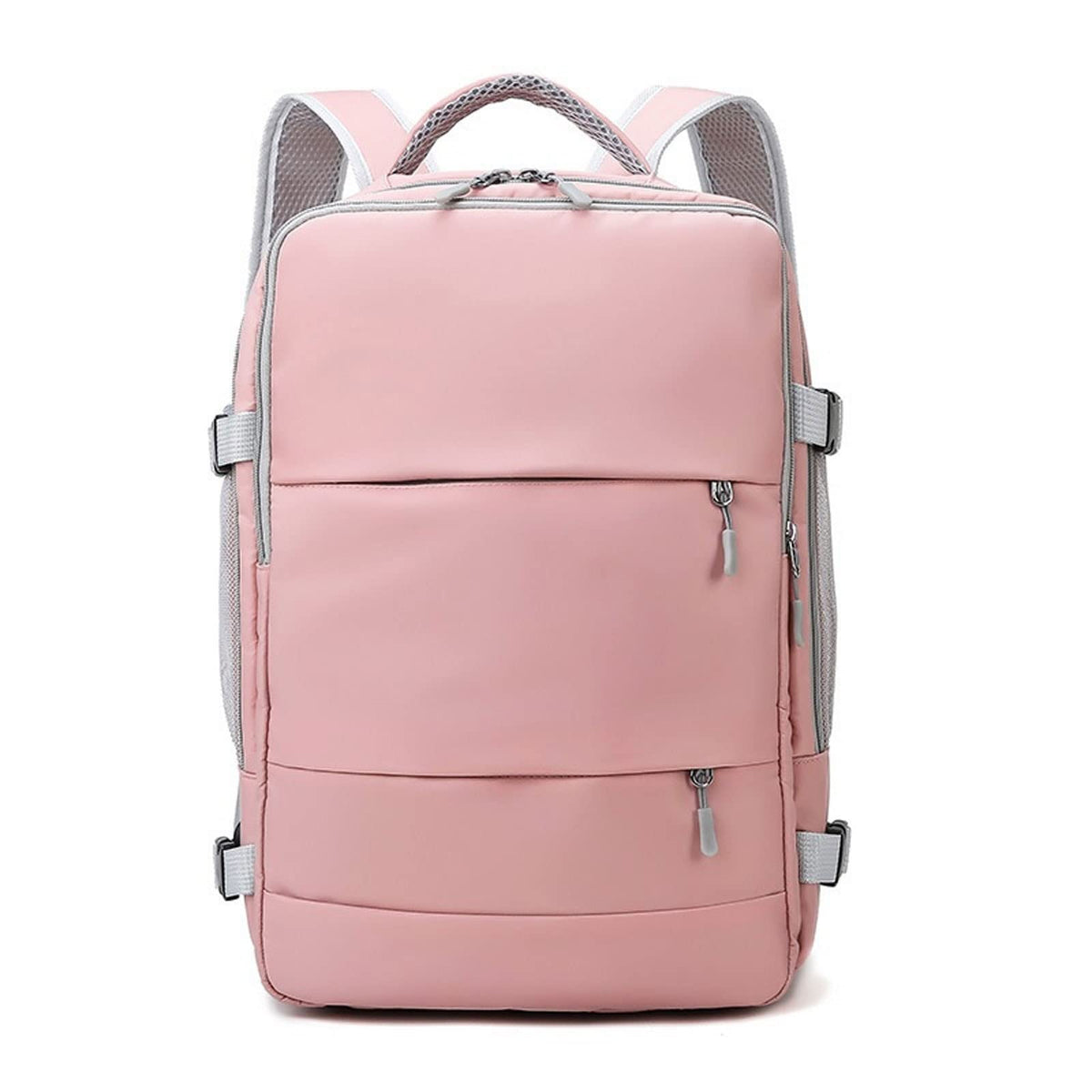 Women's Backpacks Pink Women Travel Backpack Water Repellent Anti-Theft Casual Daypack Bag with Luggage Strap; USB Charging Port Backpack(Pink)