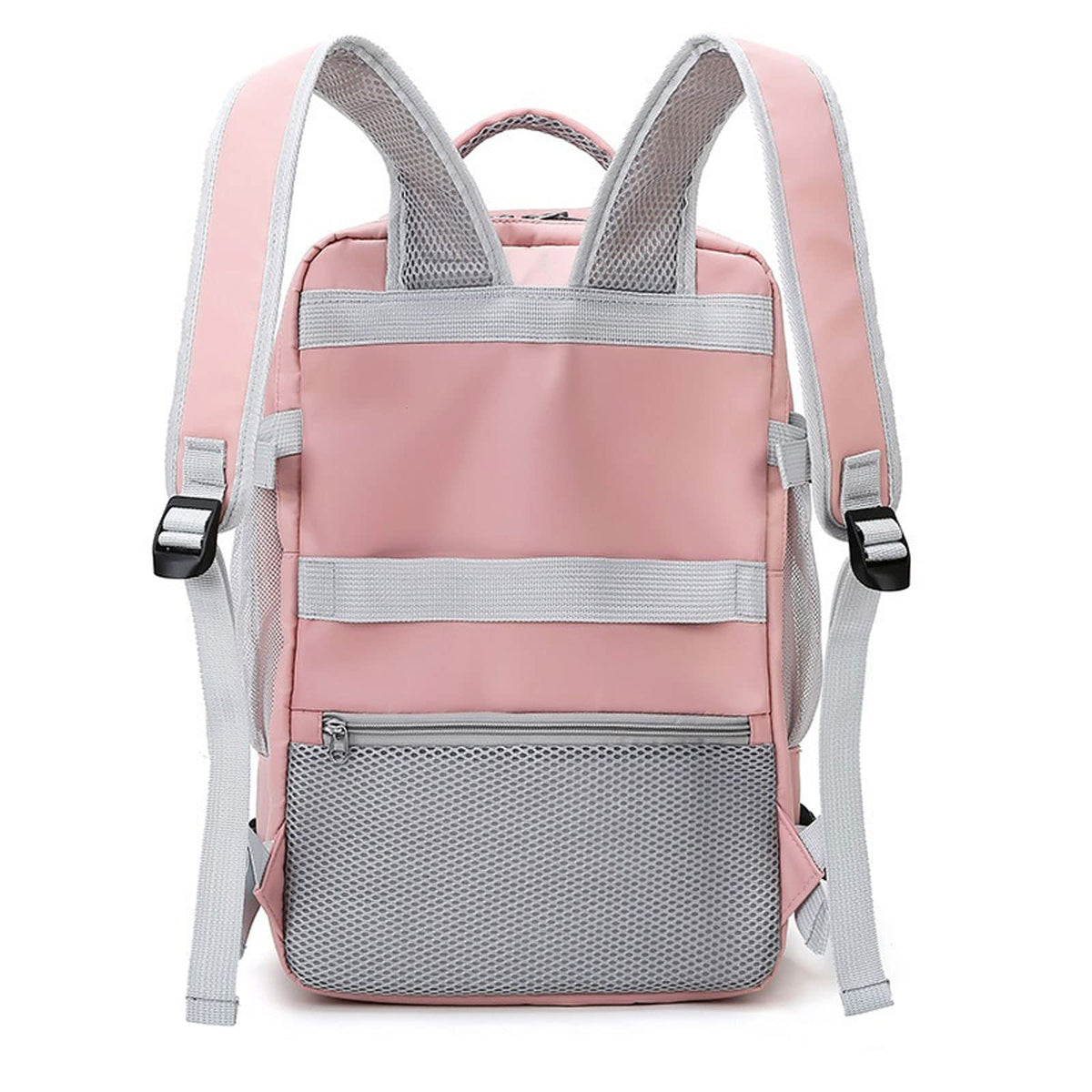 Women's Backpacks Pink Women Travel Backpack Water Repellent Anti-Theft Casual Daypack Bag with Luggage Strap; USB Charging Port Backpack(Pink)
