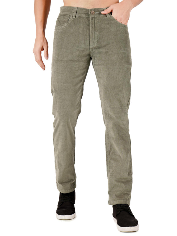 Men’s Corduroy Jeans | Mid-Rise Regular Fit | Premium Comfort, Durable Fabric size 32